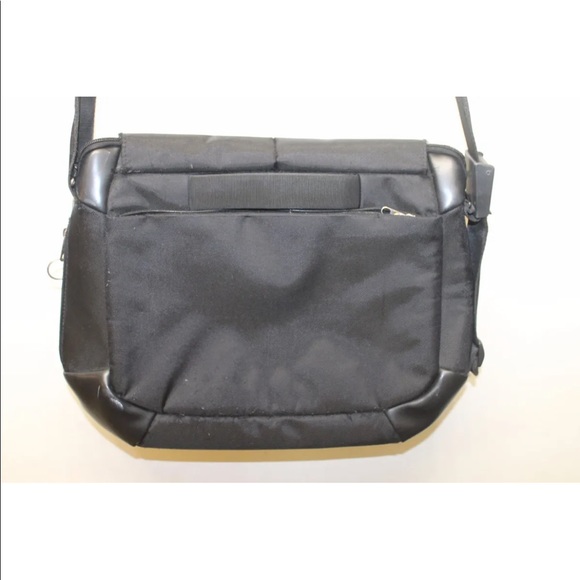 Samsonite Laptop Bag Black Yellow Body Many Pockets Padded Zip Adjustable - Picture 12 of 12